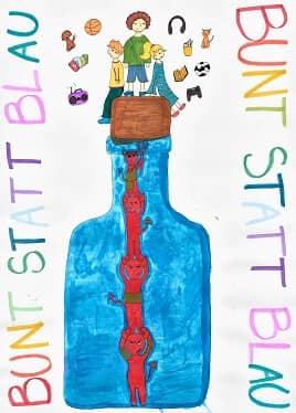 Motivbild Kampagne "bunt statt blau"
