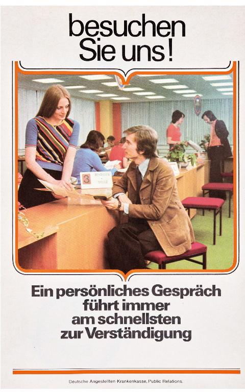 Bild: Plakat zur Kundenberatung 1974