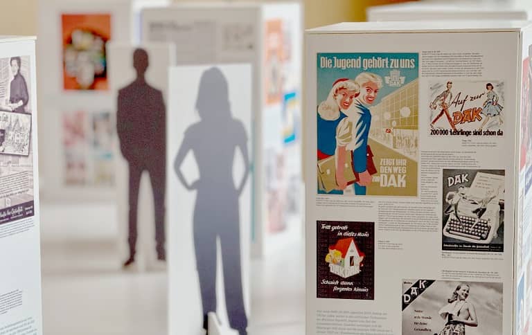 Foto: Miniaturdarstellung der Ausstellung zum Jubiläum 250 Jahre DAK-Gesundheit