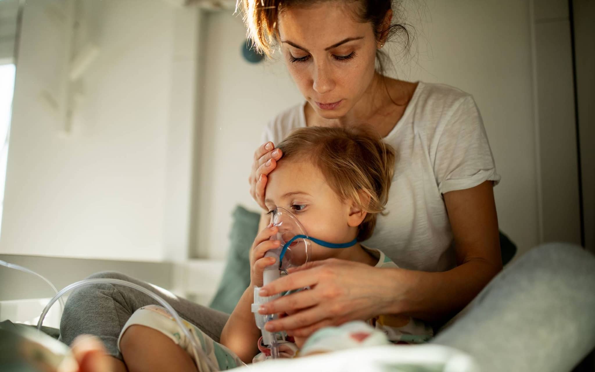 Symbolbild RSV bei Kindern