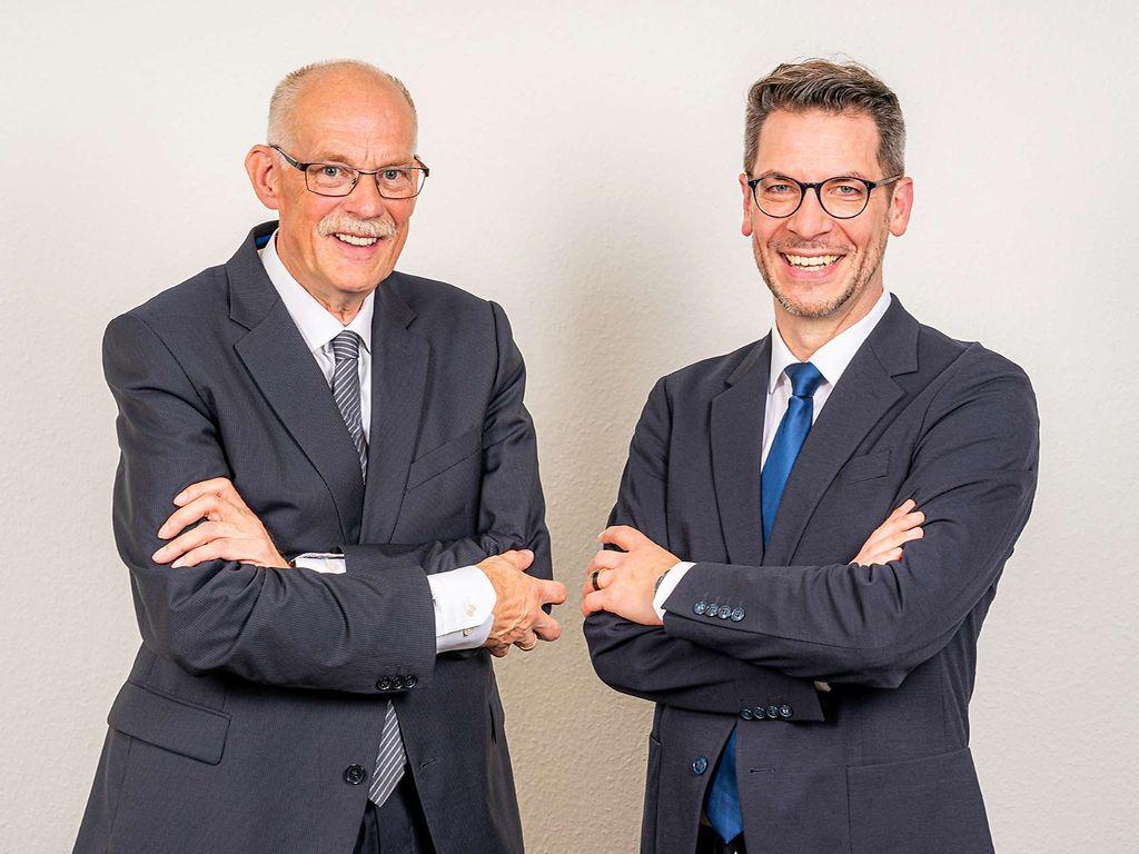 DAK-Verwaltungsrat: Foto von Dr. Johannes Knollmeyer und Roman G. Weber.