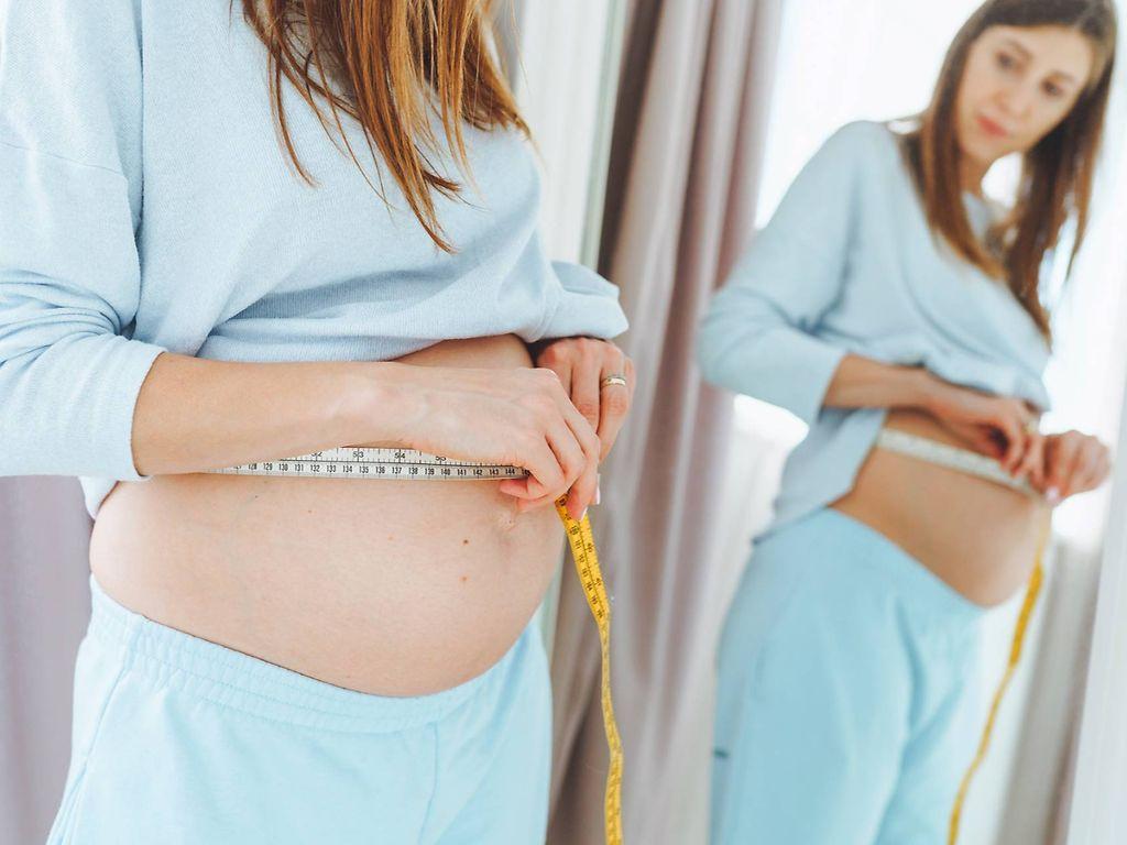 Symbolbild Gewichtszunahme in der Schwangerschaft