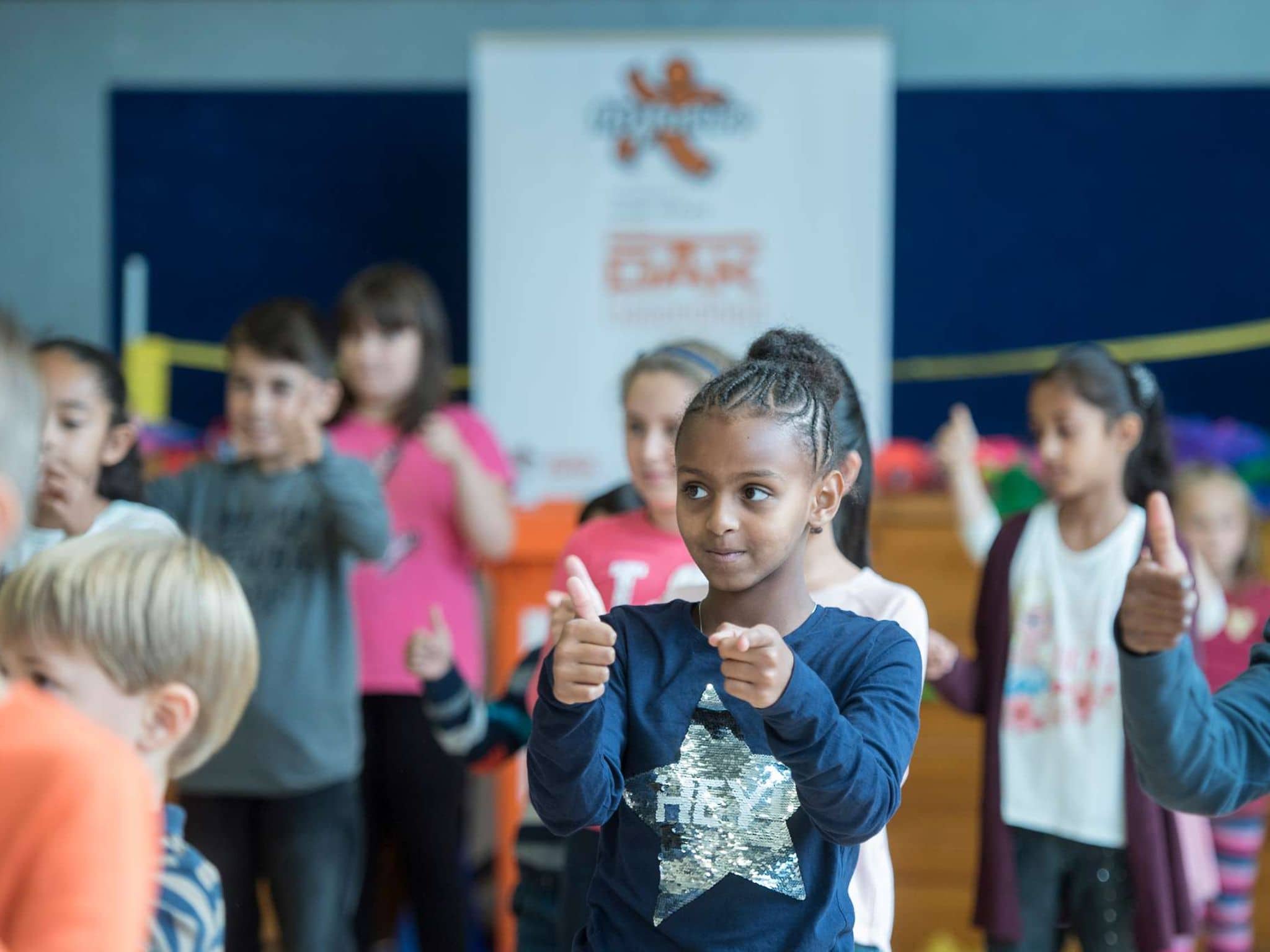 fit4future-Studie: Aktive Kinder bei einem Event von fit4future.