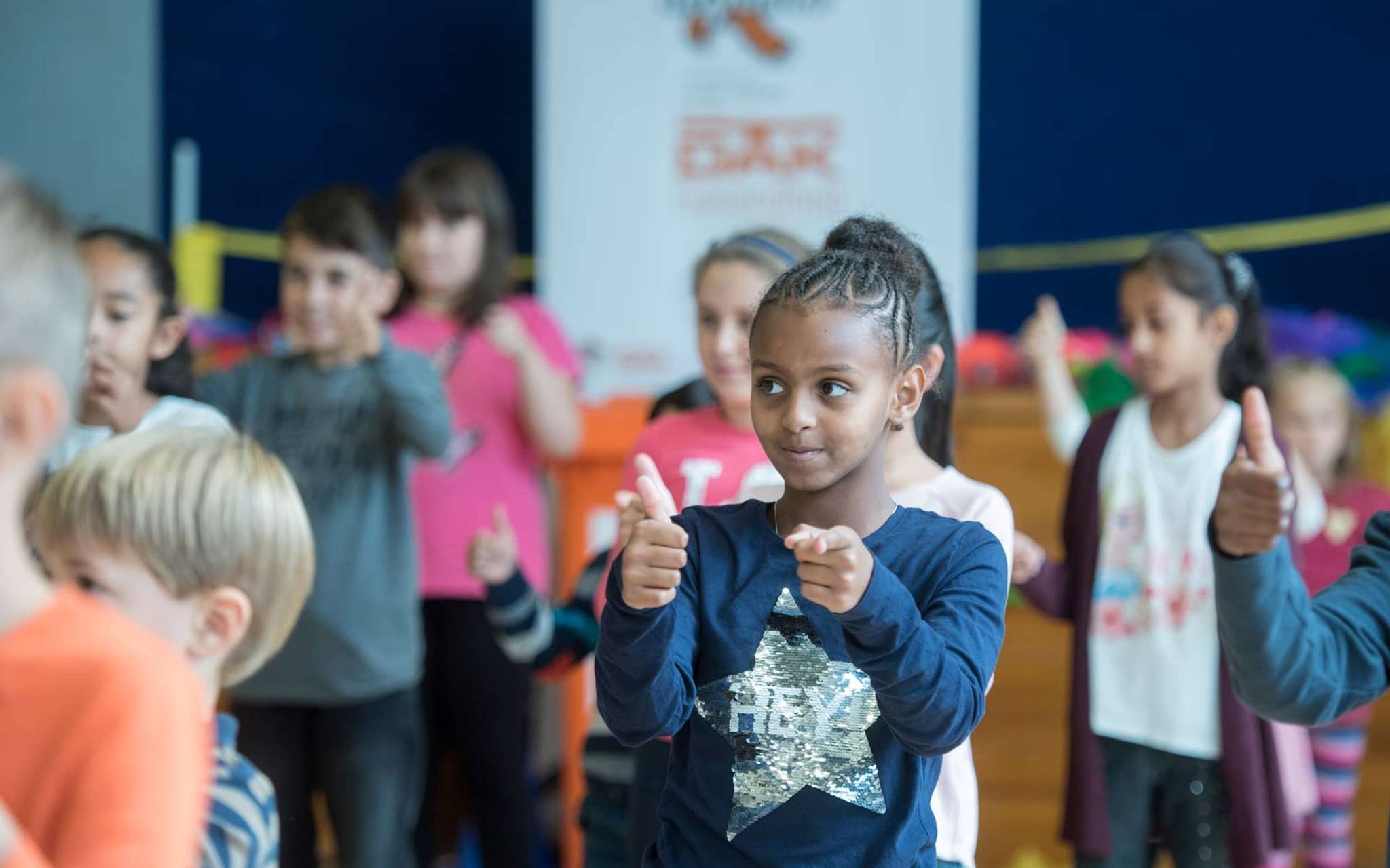 fit4future-Studie: Aktive Kinder bei einem Event von fit4future.