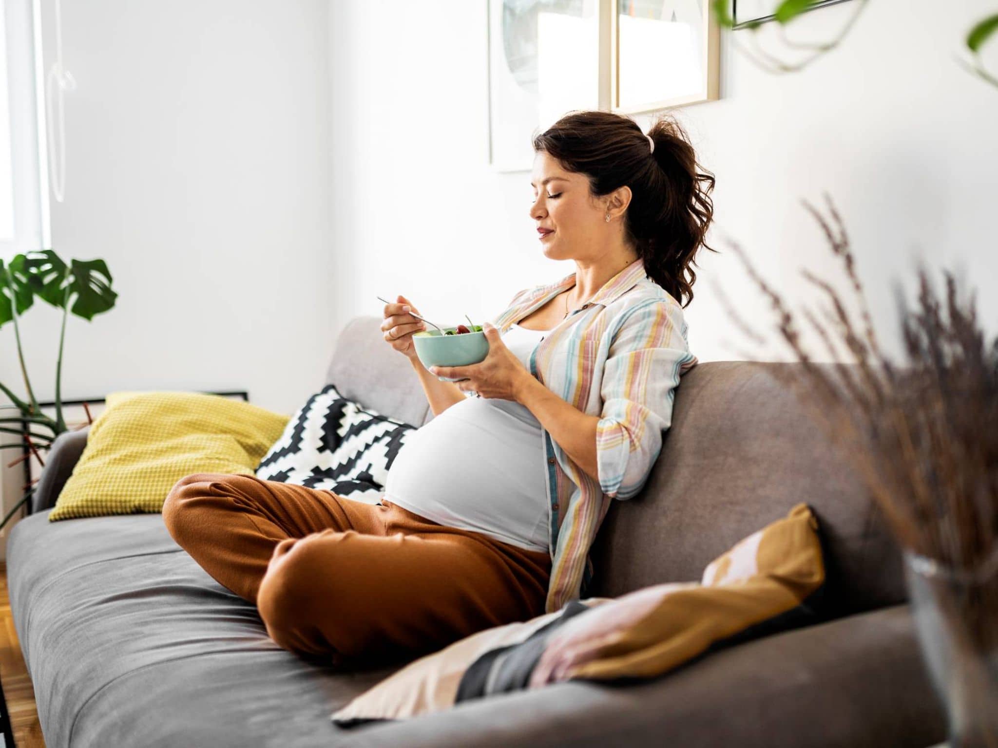 Symbolbild vegetarische Ernährung in der Schwangerschaft