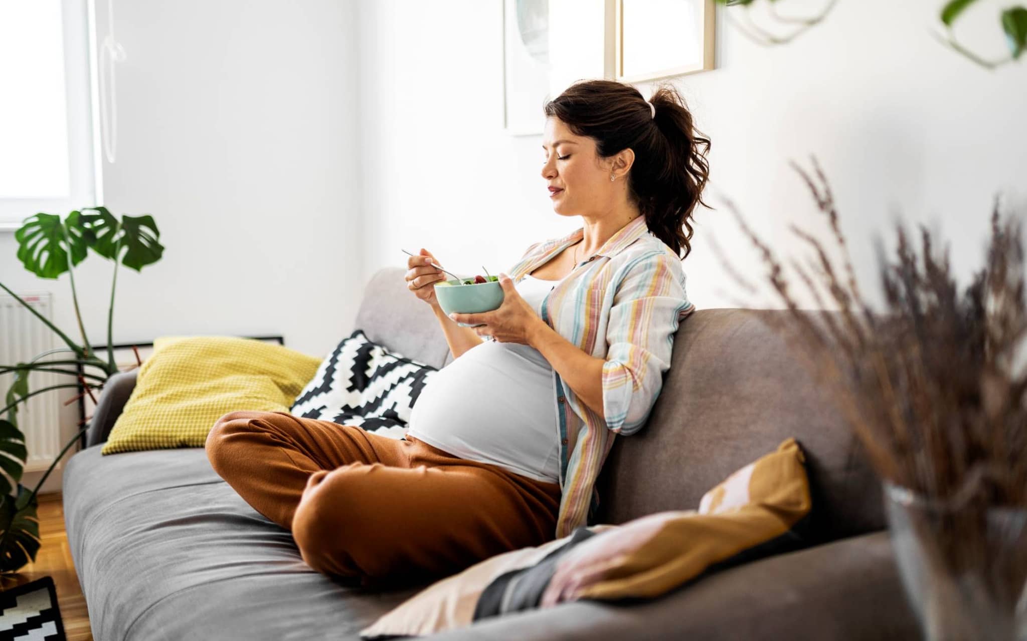 Symbolbild vegetarische Ernährung in der Schwangerschaft