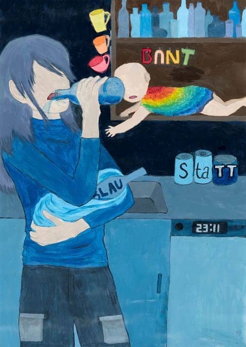 Motivbild Kampagne "bunt statt blau"