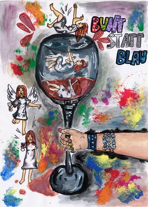 Motivbild Kampagne "bunt statt blau"