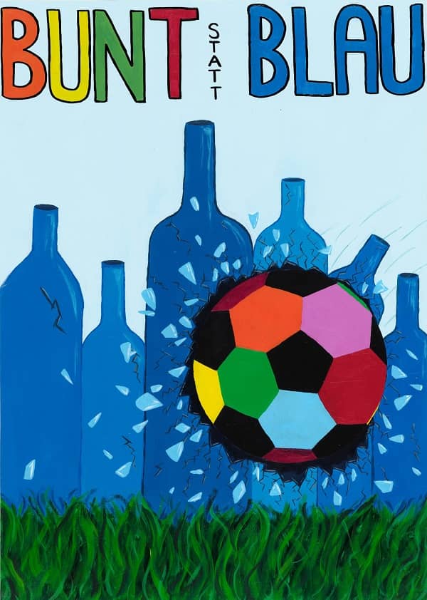 Motivbild Kampagne "bunt statt blau"