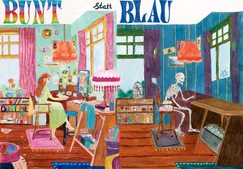 Motivbild Kampagne "bunt statt blau"