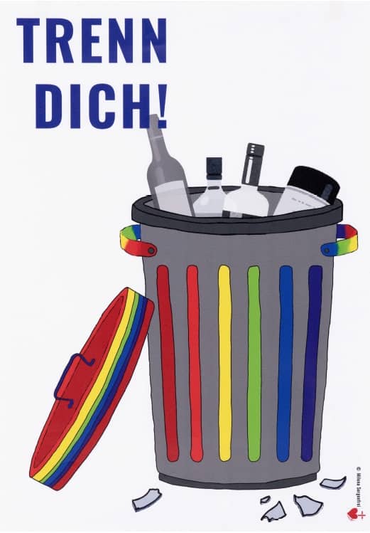 Motivbild Kampagne "bunt statt blau"