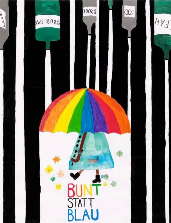Motivbild Kampagne "bunt statt blau"