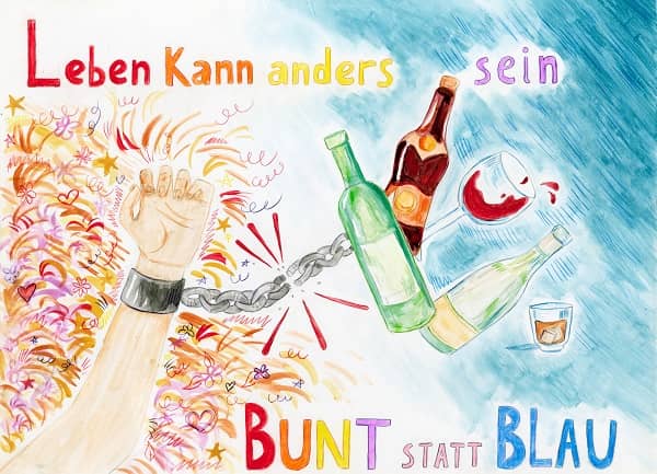 Motivbild Kampagne "bunt statt blau"