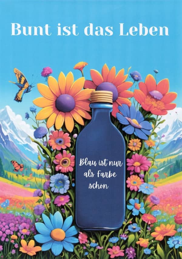Motivbild Kampagne "bunt statt blau"