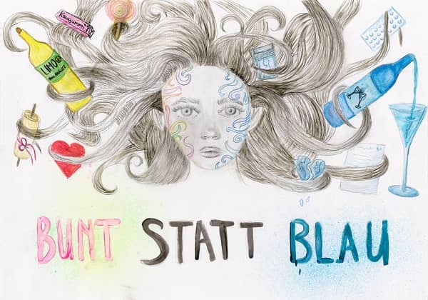 Motivbild Kampagne "bunt statt blau"