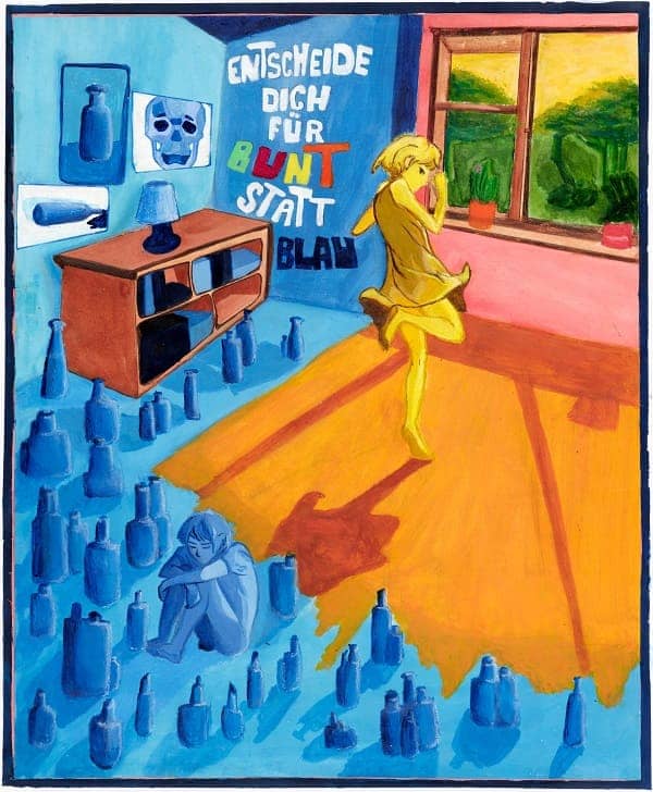 Motivbild Kampagne "bunt statt blau"