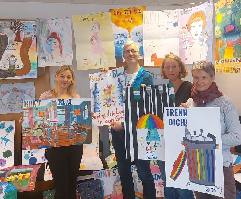 Motivbild Kampagne "bunt statt blau"