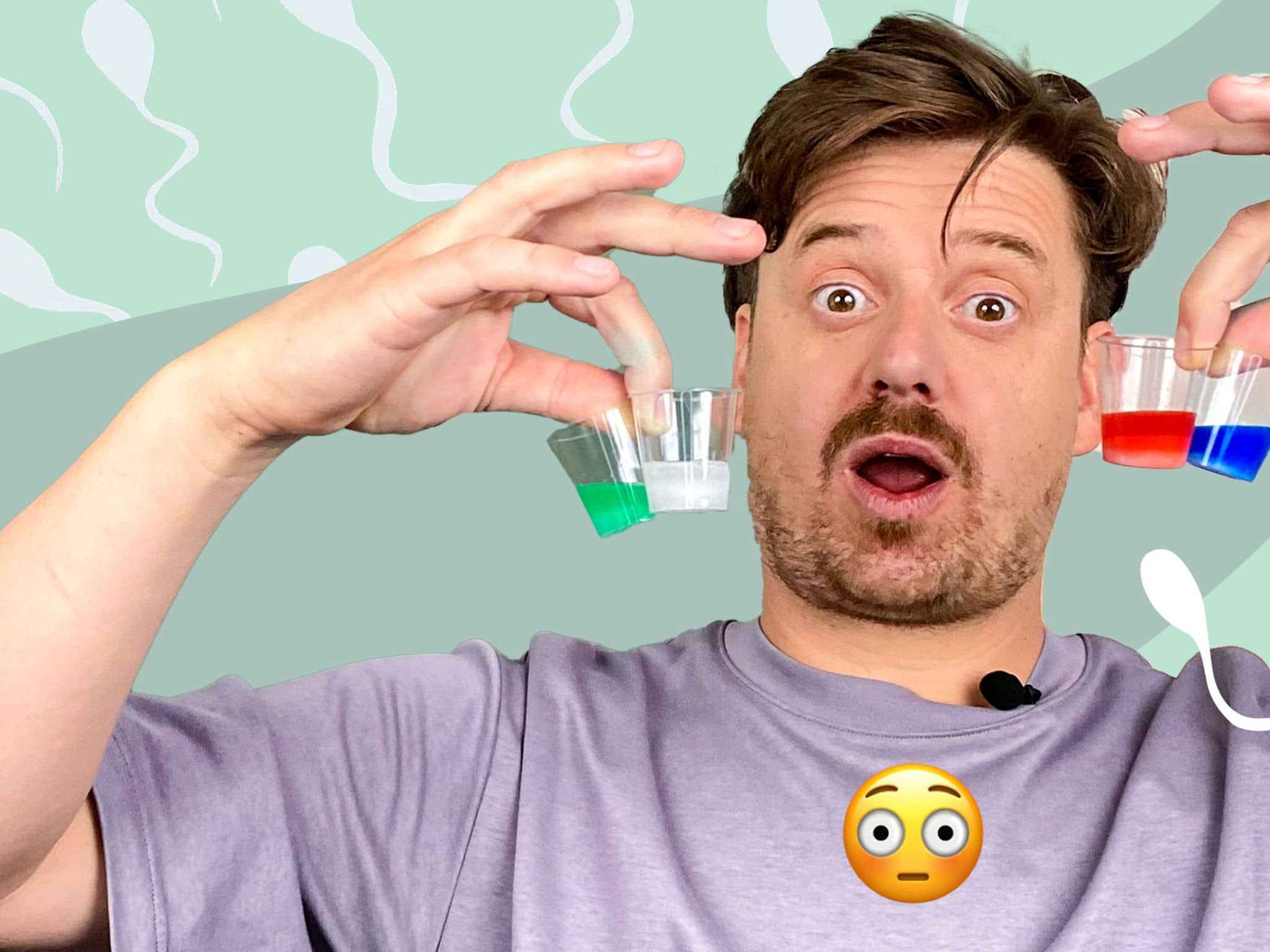 Symbolbild für alles über Spermafarbe: Volker Wittkamp erklärt die Farben des Sperma