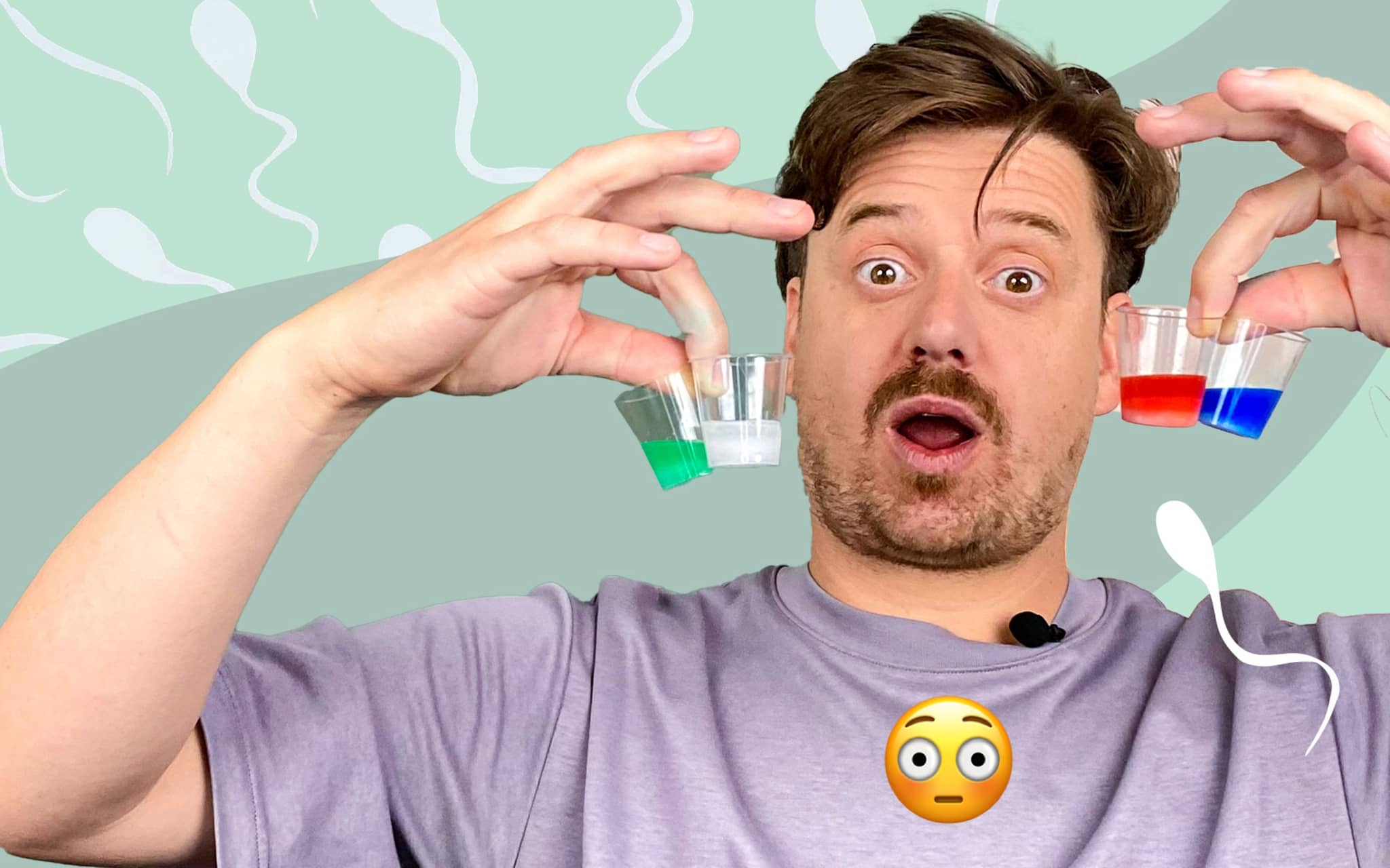 Symbolbild für alles über Spermafarbe: Volker Wittkamp erklärt die Farben des Sperma