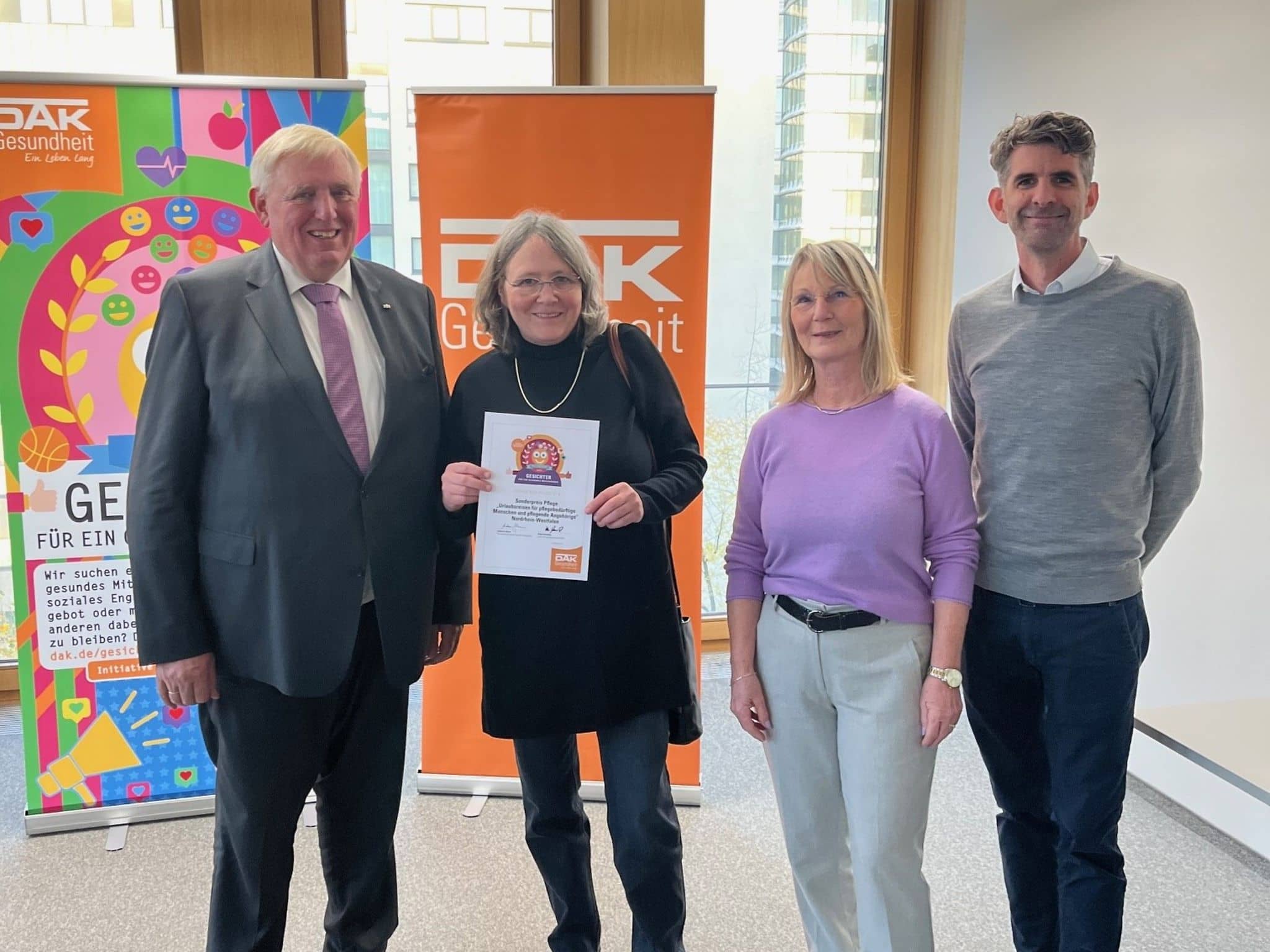 Sonderpreis in Nordrhein-Westfalen - Wettbewerb Gesichter für ein gesundes Miteinander 2024.