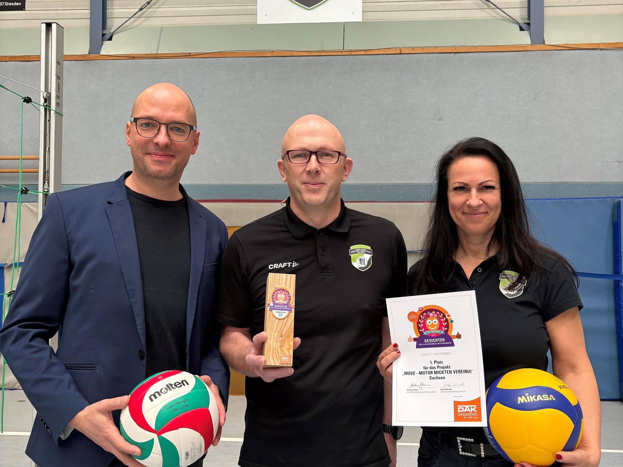 Platz 2 Sachsen: Gesichter für ein gesundes Miteinander