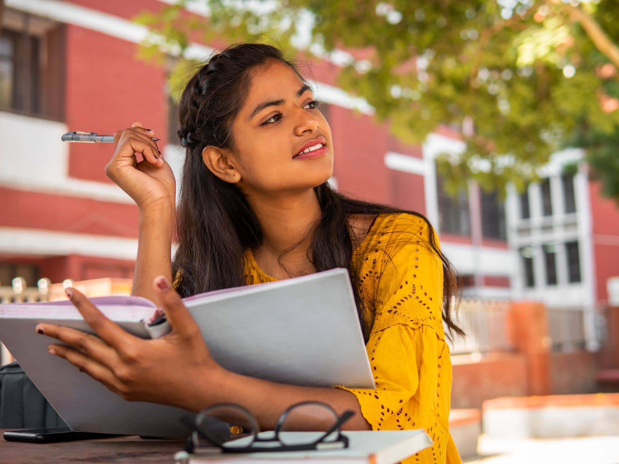 Image: Woman from India studying in Germany.