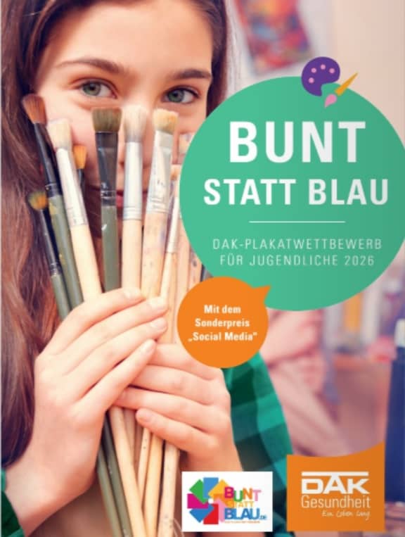 Kampagnenmotiv Bunt statt blau